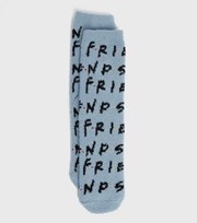 New Look Blue Friends Fluffy Socks